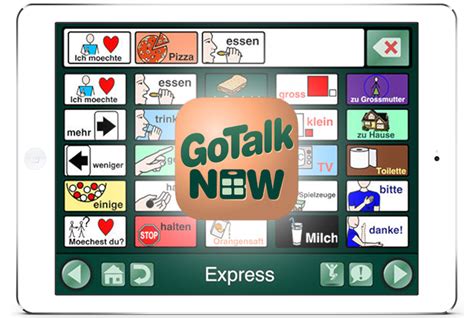 Schnelle Kommunikation mit Go Talk Now - TherapiePAD.de