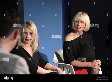 Marija Aljochina And Nadeschda Tolokonnikowa From The Band Pussy Riot At The Media Convention