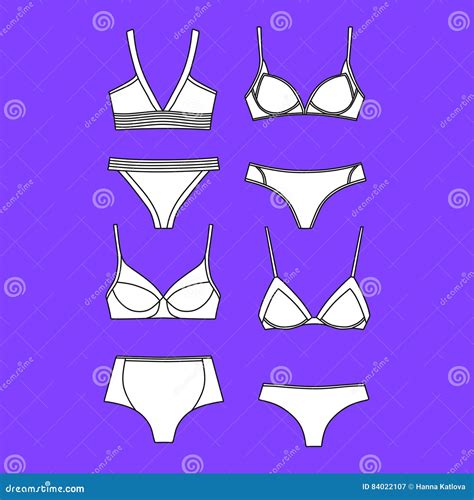 Fundo Do Roupa Interior Do Vetor Lingerie Suti S E Cuecas Sexy Ilustra O Stock Ilustra O De