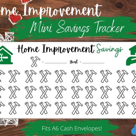 School Savings Mini Tracker For Cash Budgeting Fits A6 Etsy