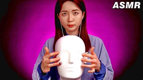 [asmr] Binaural Dummy Head Gentle Trigger By Hands Brain Massage