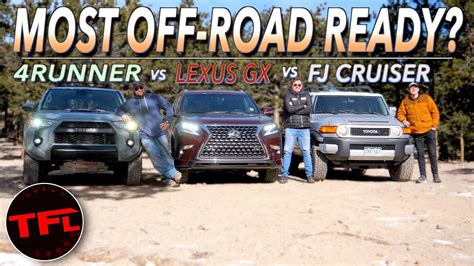 Toyotas Best Off Road Suv Is Toyota 4runner Trd Pro Vs Fj Cruiser