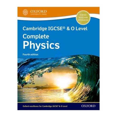 Cambridge Igcse O Level Complete Physics Student Book Th Edition