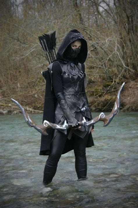 Assassin The Elders Scrolls Skyrim Cosplay Kriegerin Kostüm Cosplay