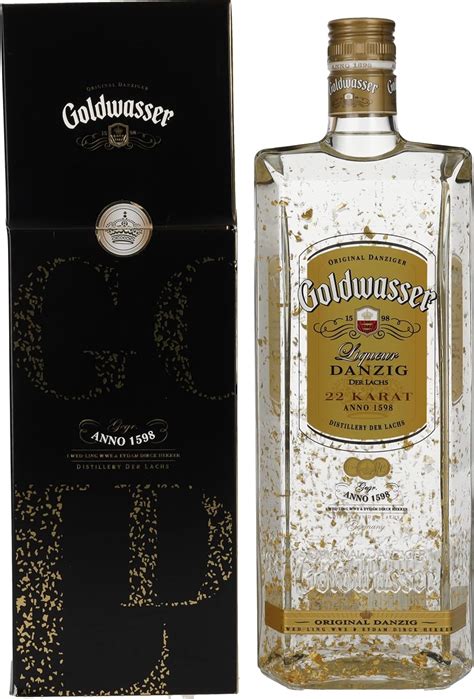 Original Danziger Goldwasser Liqueur 40 Vol 1l In Giftbox Amazon Fr