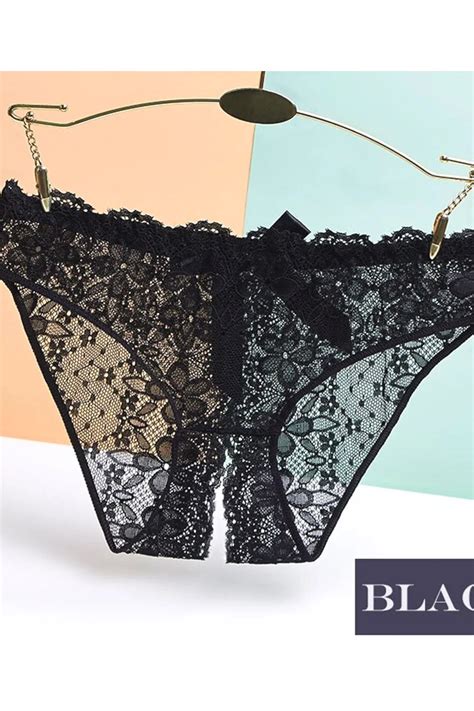 Women Sexy Panties Exotic Open Crotch Panties Thong Erotic Lingerie Female Briefs Lace