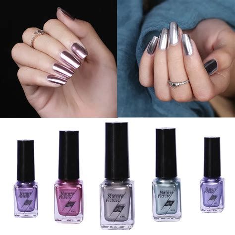 Aliexpress.com : Buy 6ML Mirror Nail Polish Plating Silver Paste Metal Color Stainless Steel ...