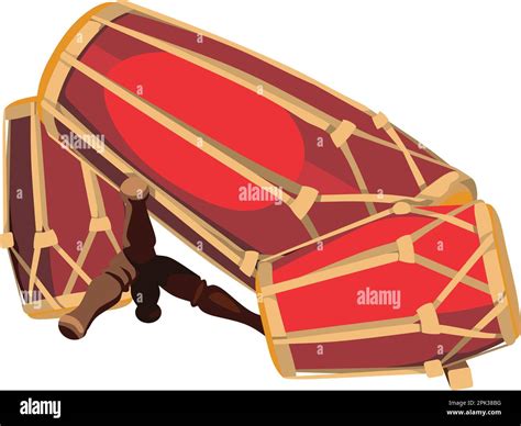 Kendang Javanese Indonesian Traditional Drum Stock Vector Image And Art