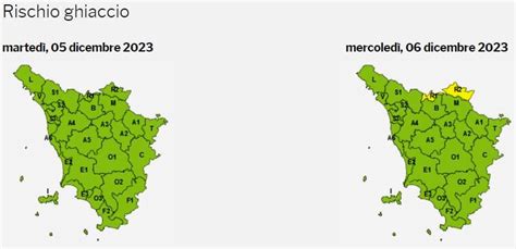 Toscana Allerta Meteo Gialla Per Ghiaccio Nelle Zone Appenniniche A Nord