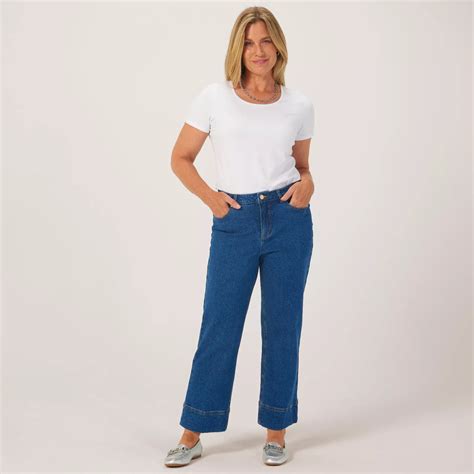 Ruth Langsford 78 Deep Hem Leg Jean Petite Qvc Uk