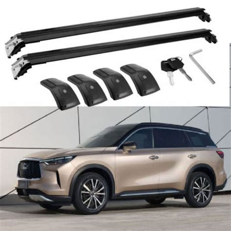 Pcs Cross Bars Crossbars Fits For All New Infiniti Qx Roof Rail