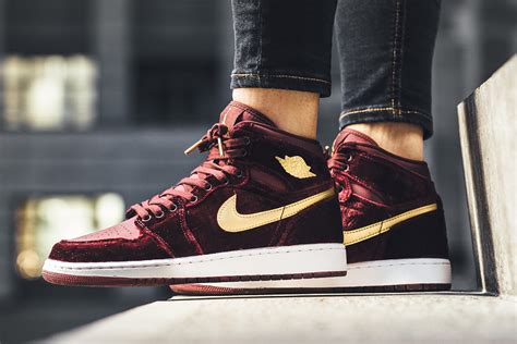 Air Jordan 1 Retro Hi Premium Hc Gg Velvet Night Maroon Eu Kicks Sneaker Magazine