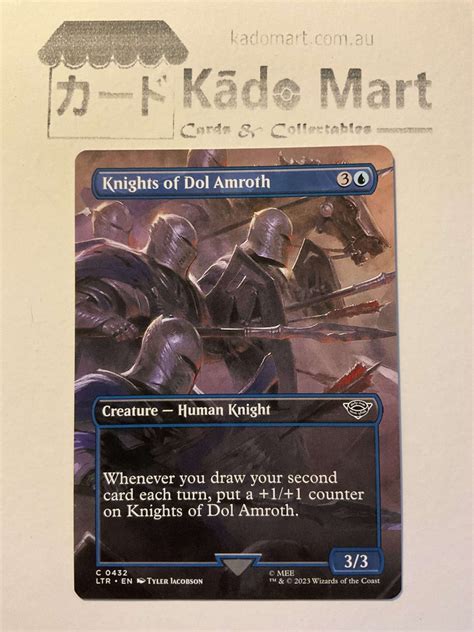 Knights Of Dol Amroth 432 LTR Lord Of The Rings Borderless MTG TCG