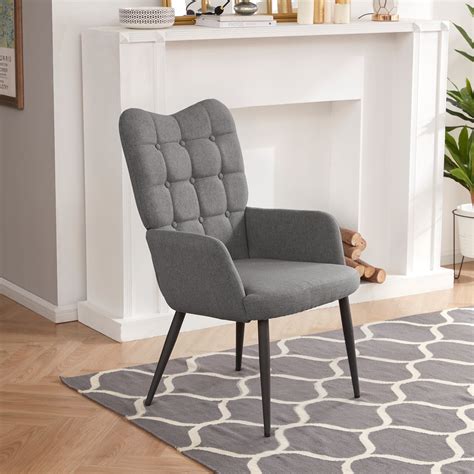 Duhome Elegant Lifestyle Modern High Back Accent Chair Tufted Wingback