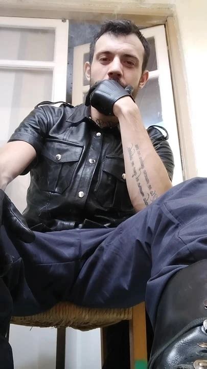 Smoker Leather Master Gay BDSM BDSM Porn Feat RubensPary By FapHouse XHamster