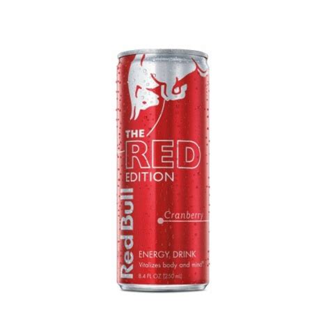 Red Bull The Red Edition Cranberry Energy Drink 4 Cans 8 4 Fl Oz Fred Meyer