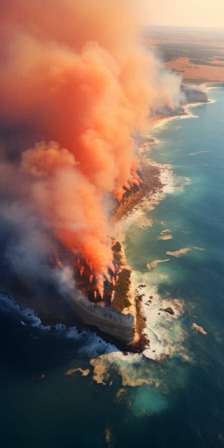 Aerial Photography Captures Stunning Fire On Australia S Southern Coast