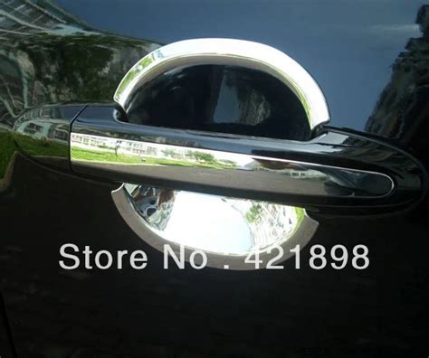 For Hyundai Santa Fe Abs Chrome Door Bowl Trim In