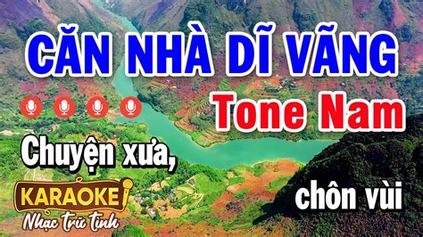 KARAOKE CĂN NHÀ DĨ VÃNG TONE NAM Style Rumba Pro TH 5 Karaoke Nhạc