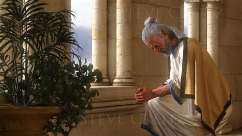 Daniel At Prayer Detail Hd — Creitz Illustration Studio