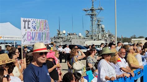 La Fragata Numancia Parte De La Base De Rota Para Integrarse En La