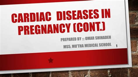 Cardiac Diseases In Pregnancy Ppt