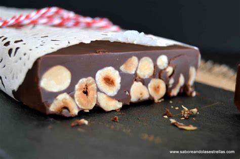 Turrón de avellanas sin lactosa Turron de chocolate Sin lactosa