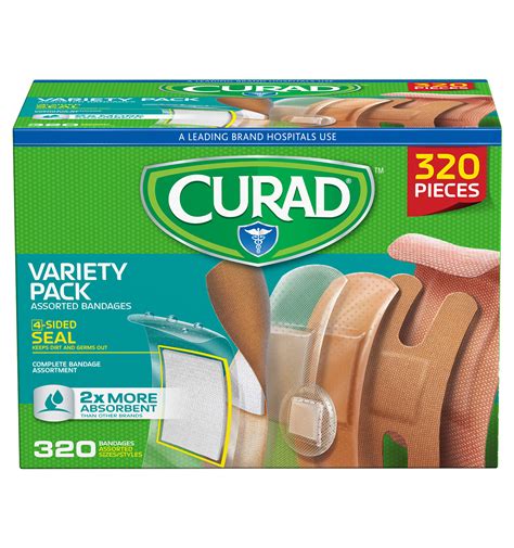 Bandage Variety Pack Assorted Sizes Count Curad Bandages