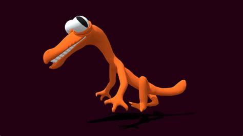 Orange From Rainbow Friends Animated - Download Free 3D model by ...