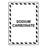 Chemical Sodium Carbonate SDS Signs And Labels