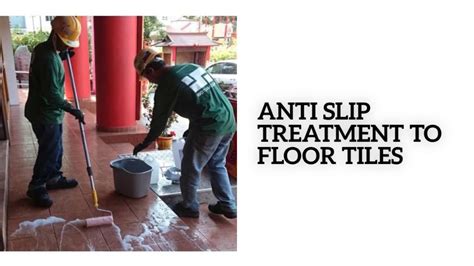 Anti Slip Flooring Treatment Singapore Youtube