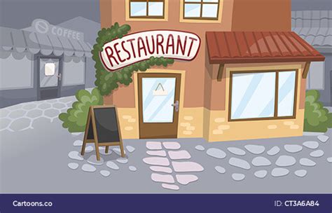 Cartoon Restaurant Background - Cartoons.co