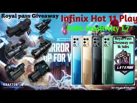 Non Gyro Infinix Hot Play PUBG Mobile Sensitivity Settings PUBG Mobile Graphics Settings