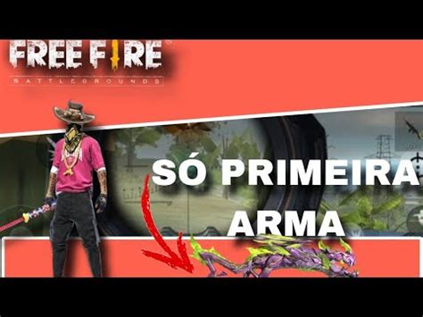 SÓ VALE A PRIMEIRA ARMA QUE ENCONTRAR NESSE DESAFIO FREE FIRE MOBILE