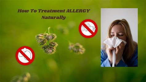 How To Treatment Allergy Naturally Youtube