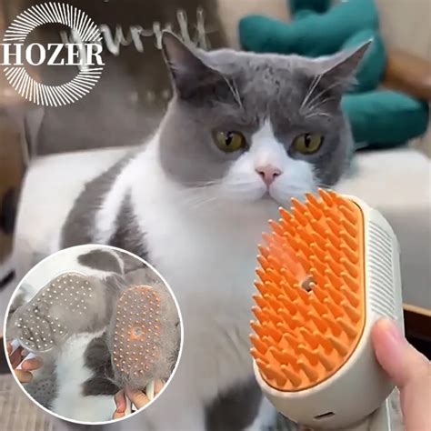 Brosse Vapeur Lectrique Anti Claboussures Pour Chat En Massage