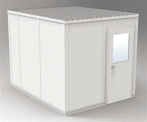 Porta Fab 10 Ft X 8 Ft X 8 Ft 4 Walls Modular In Plant Office 467k53 Gv810g Grainger