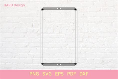 Border Frame Graphic By Harudesign Creative Fabrica