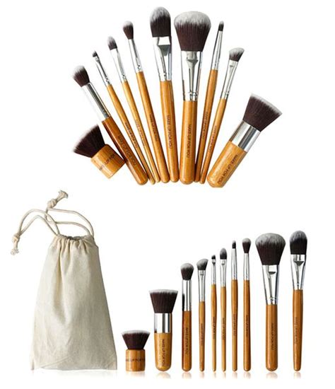 10 Piece Bamboo Brush Set Bamboo Brush Set Bamboo Brush Brush Set