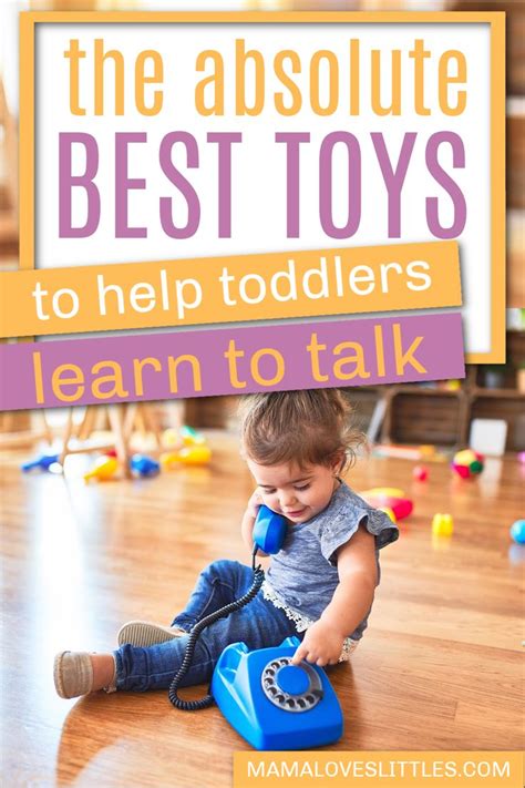 A Toddler Sitting On The Floor Playing With Toys And Text Overlay Reads