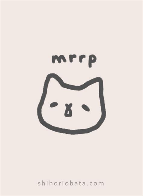 10+ Simple Cat Drawings - NanttaCaydon