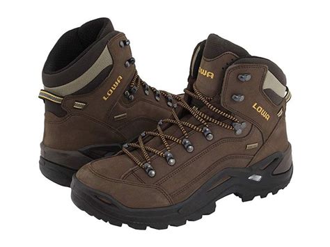 Lowa Renegade Gtxr Mid Sepiasepia Mens Hiking Boots Ideal For