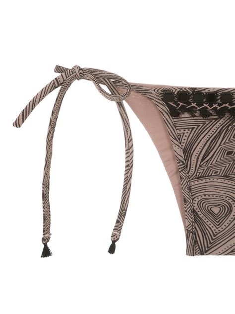 Amir Slama Embellished Triangle Bikini Set Neutrals FARFETCH