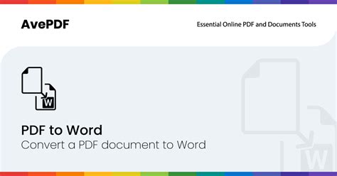PDF en Word : Convertir un PDF en DOCX gratuitement en ligne | AvePDF 