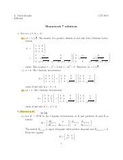 Hw Sols L Vandenberghe Ee A Homework Solutions