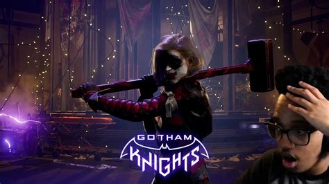 Gotham Knights Harley Quinn Boss Fight Reaction Youtube