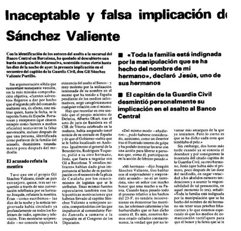 Inaceptable y falsa implicación de Sánchez Valiente Archivo Linz de