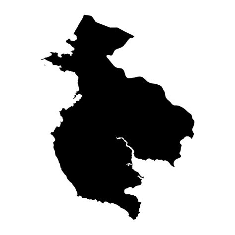 Guanacaste province map, administrative division of Costa Rica. Vector ...