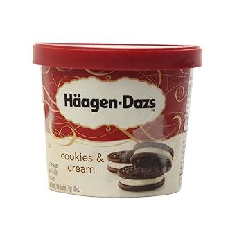 Haagen Dazs Ice Cream Cookies And Cream Ml Pack Amazon In