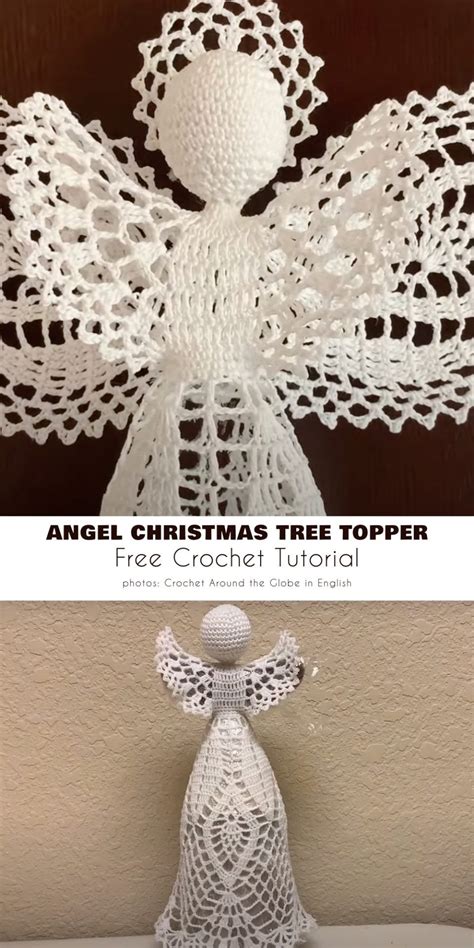 Angel Christmas Tree Topper Crochet Patterns Free Part